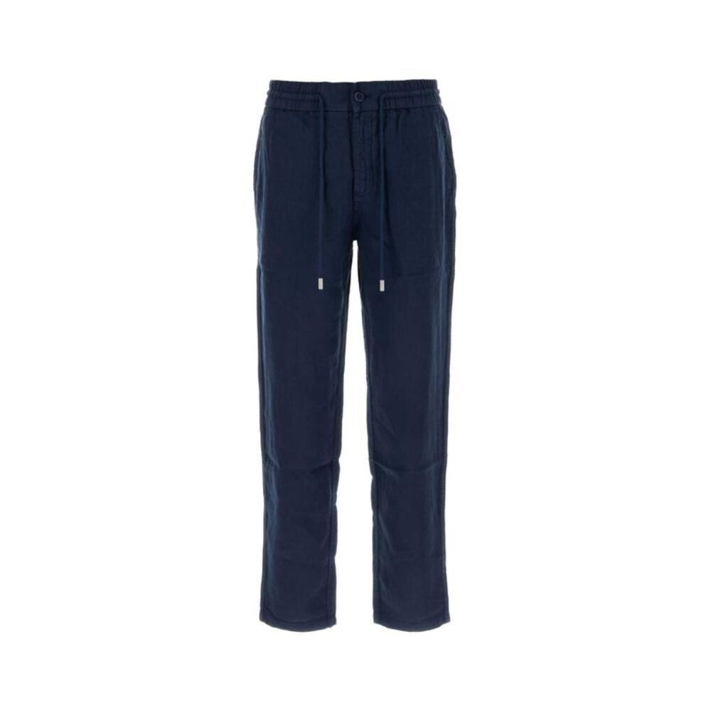 Vilebrequin Men Navy Blue Linen Parc Pant